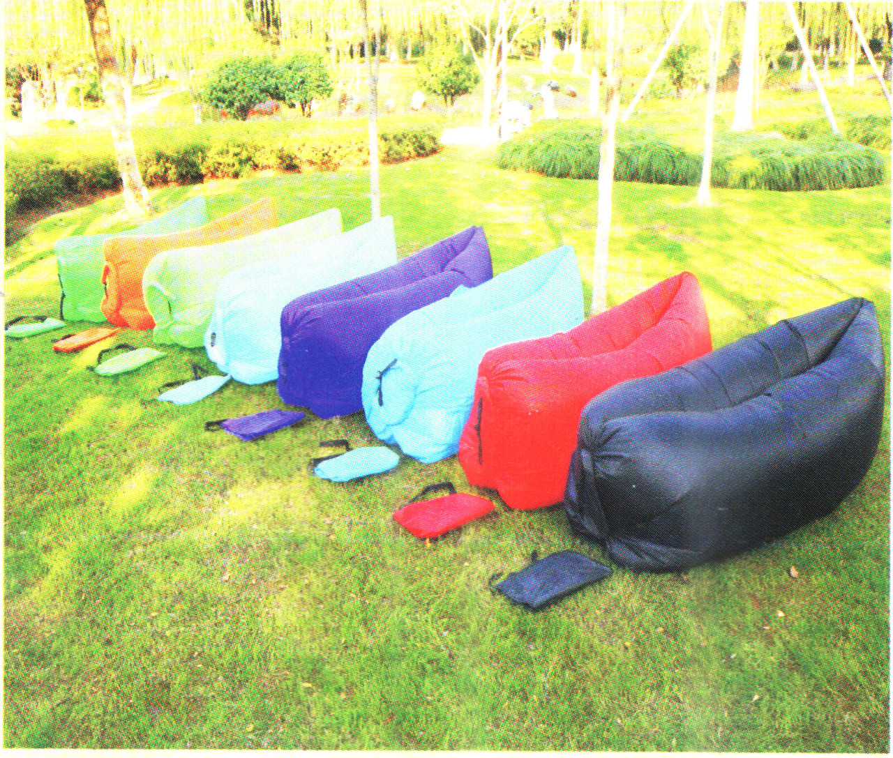 Надувний матрац- софа "ламзак" Sofa-2, 1.5m, фото 1