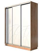 Шафа купе з ДСП/МДФ у вітальню спальню Міа Неман