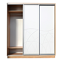 Шафа купе з ДСП/МДФ у вітальню спальню Міа Неман, фото 3