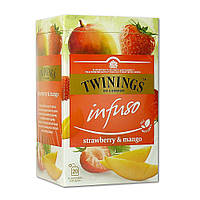 Чай Твайнінгс Twinings Infuso Strawberry Mango 20пак.