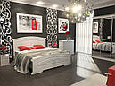 Ліжко з ДСП/МДФ з висувними шухлядами в спальню Інесса 160*200 Неман, фото 3