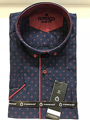 Сорочка короткий рукав Fiorenzo slim