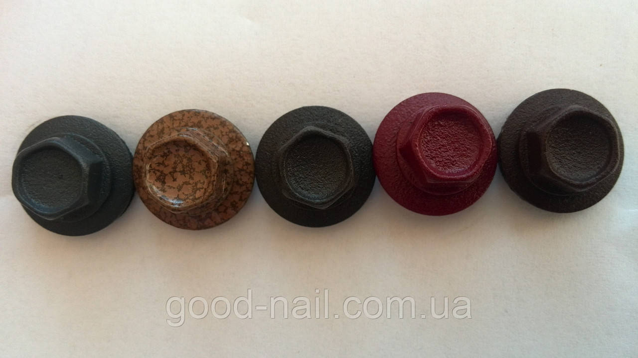 Матові саморези 4,8*19 для профлиста по металу RAL, фото 1