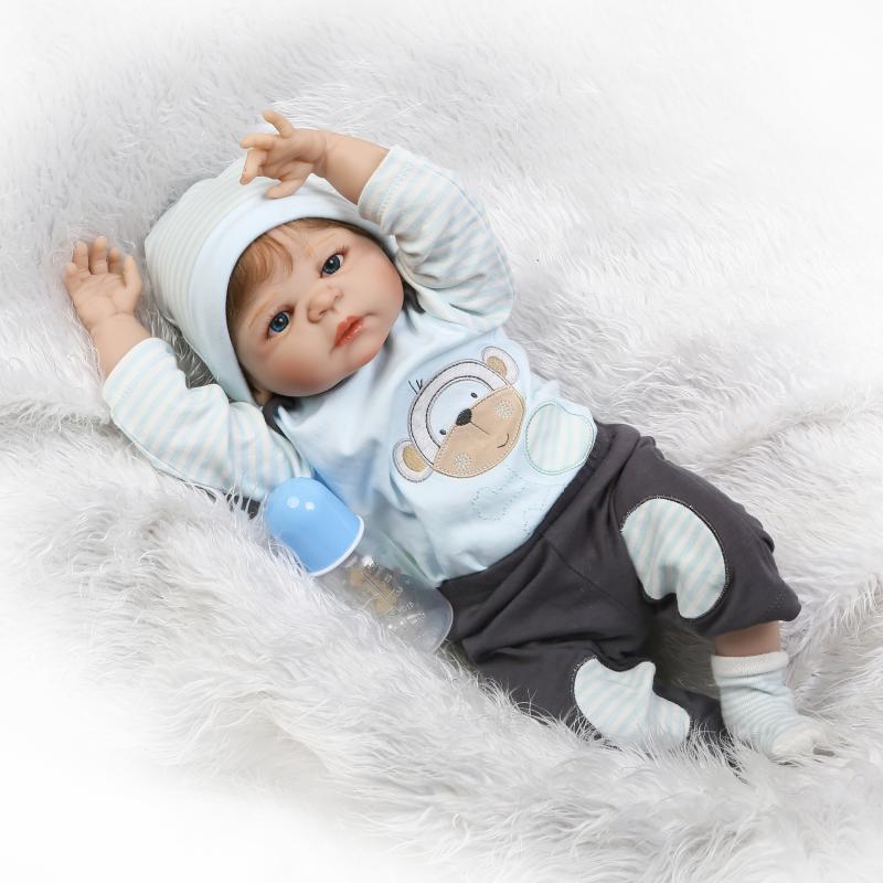 Лялька реборн хлопчик повністю вініл-силікон Reborn alya. Арт.1399