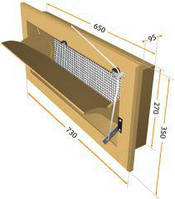Приточний клапан одинарний 145-VFR