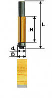 Фреза кромочная прямая ф12.7х25, хв.8мм (арт.10523)