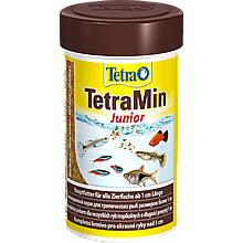 Корм для всіх видів риб TetraMin Junior 100 мл пластівці
