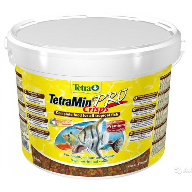 Корм для всіх видів риб TetraMin Pro Crisps 10 л чипси