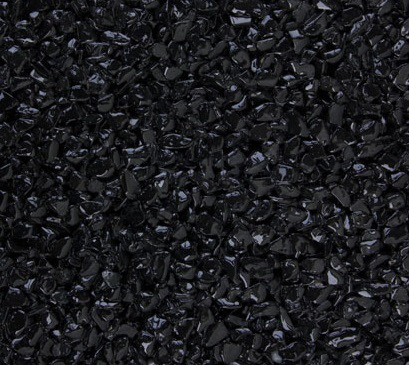 Мармурова чорна галька Эбона 4-7 мм