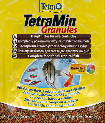 Корм для всіх видів риб TetraMin Granules 15 гр гранули, фото 1