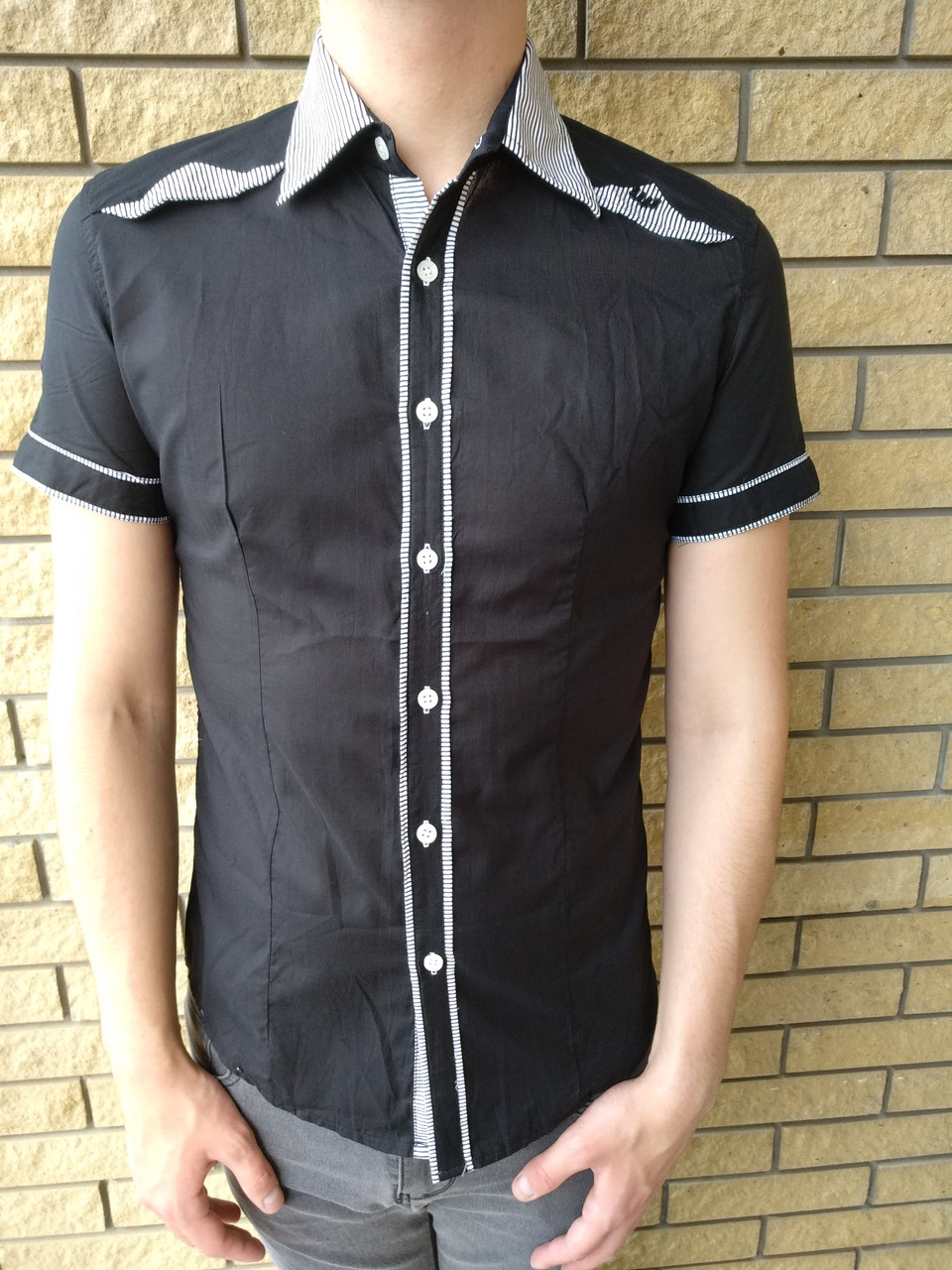 Сорочка чоловіча літня коттонова брендова WEAWER JEANS