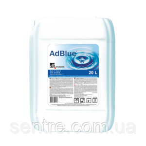 Рідина AdBlue для зниження викидів оксидів азоту, 20 л