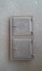 Дверцята чавунні суцільні 490*270 мм "ДВОСТОРОННІ"