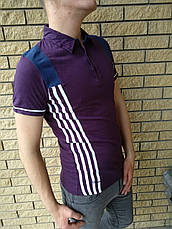 Футболка чоловіча поло коттонова брендова WEAWER JEANS, фото 4