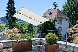 Парасолька-екран на балкон Flex-roof для балкона, сонцезахисний парасольку