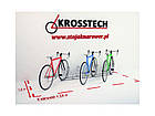 Велопарковка на 6 велосипедів Cross-6 Польща, фото 3
