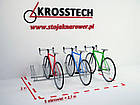 Велопарковка на 6 велосипедів Cross-6 Польща, фото 4
