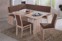 Кухонный уголок Виктор 9 комплект (стол+диван+2 стула) Ливс