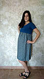 Сукня для вагітних та годуючих Pregnant Style Anne 44 синя, фото 3