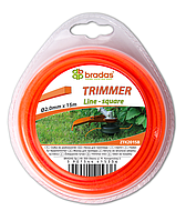 Леска для триммера TRIMMER "квадрат" 1,6x15 блистер, ZTK1615B