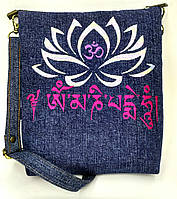 Текстильна сумка з вишивкою Ом