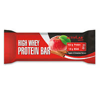 Протеїновий батончик ActivLab — High Whey Protein Bar (44 г) яблуко-кориця