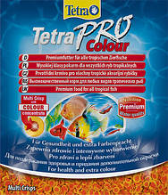 Корм для всіх видів риб TetraPro Colour 12 г чипси