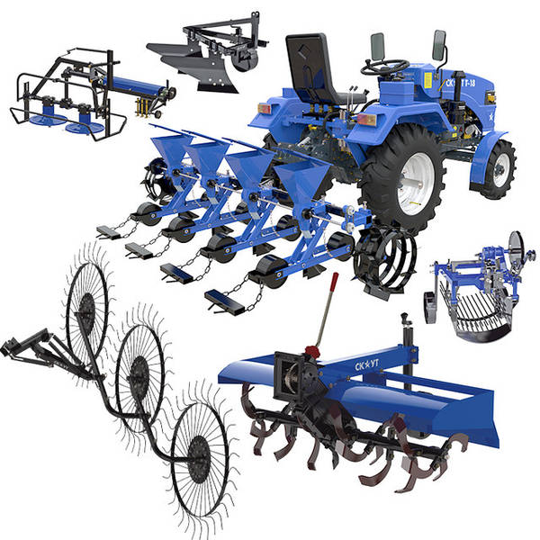 Прицепное и навесное оборудование для тракторов
