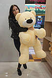 Плюшевий ведмедик 110 см персиковий, фото 3
