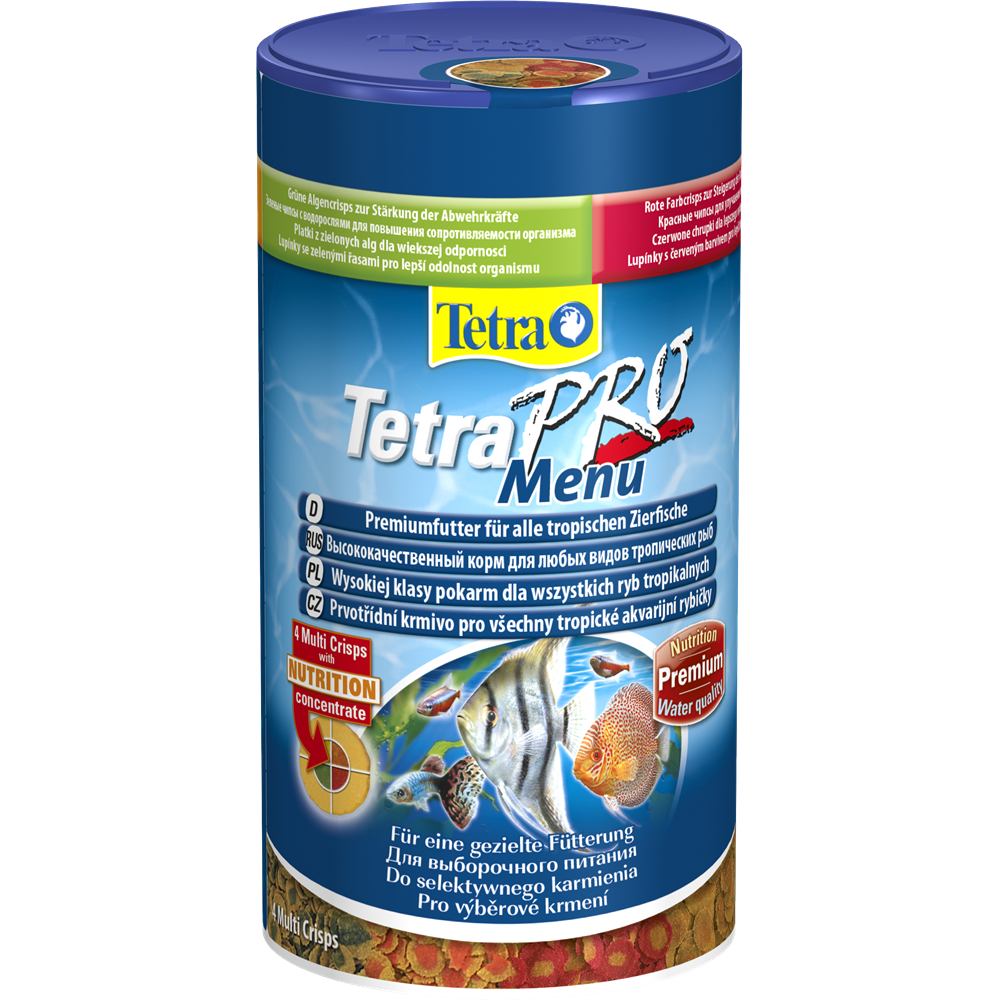 Корм для всіх видів риб TetraPro Menu 250 мл чипси, фото 1