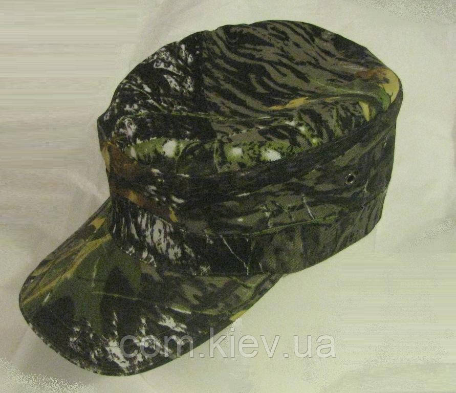 Кашкет літній камуфльований (дубовий ліс) з регулюванням розміру для полювання та риболовлі