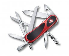 2.3913.SC Ніж Victorinox Delemont, "EvoGrip S17", 85 мм, червоний / чорний