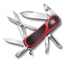 2.4903.C Ніж Victorinox Delemont, "EvoGrip 16", 85 мм, червоний / чорний