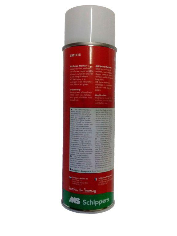 Фарба-спрей MS Schippers для маркування тварин, 500 мл Колір - червоний (Німеччина), фото 1