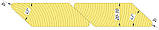 Планкен (ромбус) Сосна 30х130х4000 І сорт., фото 2