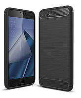 Чехол Carbon для Asus ZenFone 4 Max / ZC554KL / x00id бампер черный