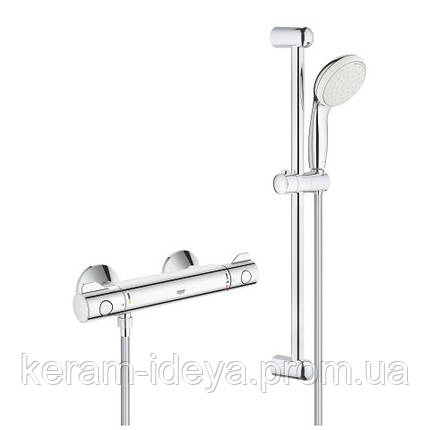 Змішувач термостат для душу з гарнітуром Grohe Grohtherm 800 34565001, фото 2