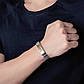 Браслет із сталі з пластиною "Соти", фото 9