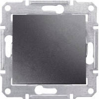 SDN0100170 Вимикач 1-клавішний, графіт Schneider Electric Sedna