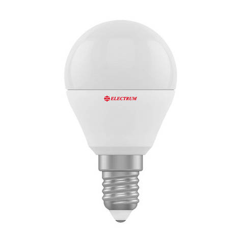 ЛАМПА СВЕТОДИОДНА ШАР LB-12 6W E14 3000K, фото 1