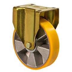 Колесо 5607-MТ-127-B, Ø 125 мм, 56 Medium Top, посилене колесо з неповоротним кронштейном, вантажне колесо для транспортування