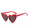 Жіночі сонцезахисні окуляри у формі серця Бежевий, фото 3
