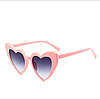 Жіночі сонцезахисні окуляри у формі серця Бежевий, фото 6