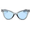 Стильні окуляри сонцезахисні котяче око Сірий, фото 2