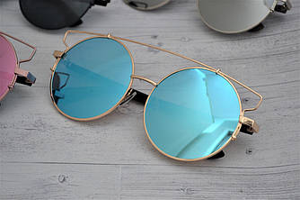 Сонцезахисні окуляри кішка тішейди великі Блакитний