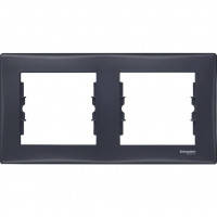 SDN5800370 Рамка на 2 пости горизонтальна, графіт Schneider Electric Sedna