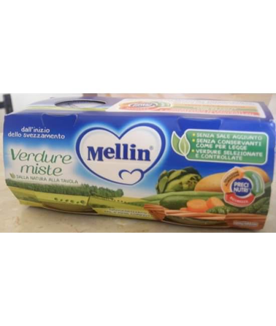 Овочеве пюре від 4 міс. Mellin 2х80гр