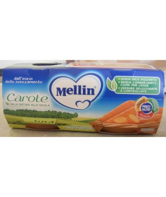 Морквяне пюре від 4 міс. Mellin 2х80гр