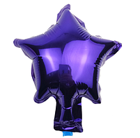 Куля зірка фольгована, Фіолетова    13 см (5 дюймів)