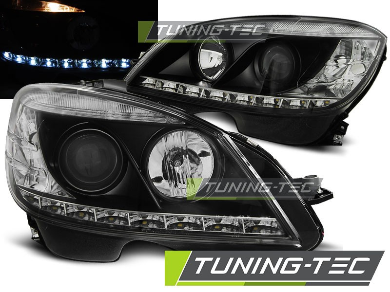 Передні фари тюнінг оптика Mercedes W204